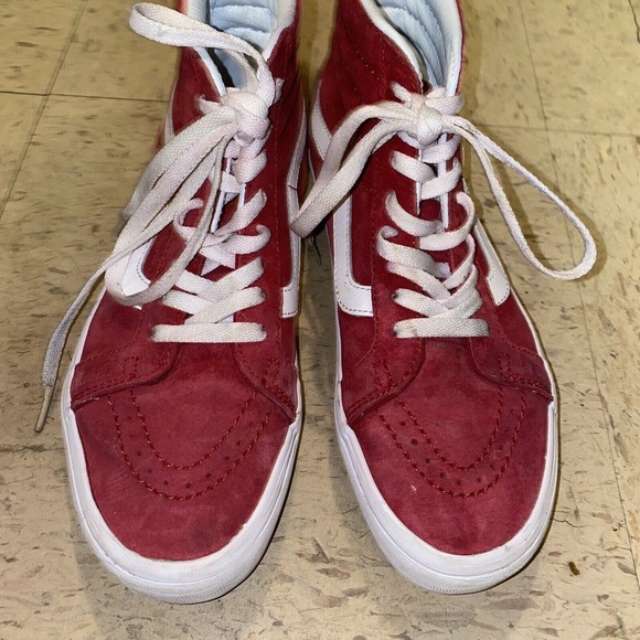 Vans SK8-Hi Reissue Sneakers‎ Men's 5.5 Ladies 7 Vintage Wine High Top - Picture 2 of 11